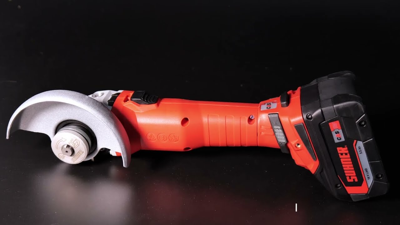 SUHNER battery angle grinder