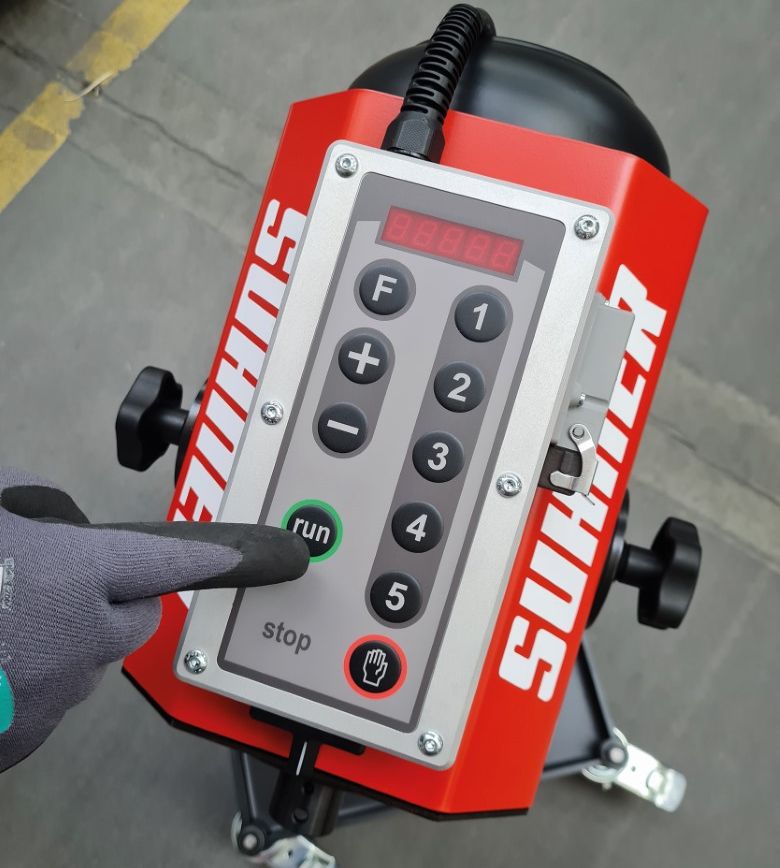 SUHNER flexible shaft system